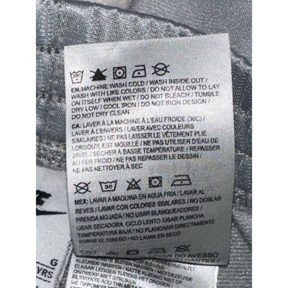 Nike Sportswear Boys Track Pants Size Large Gray Athletic Joggers Activewear - Picture 8 of 8